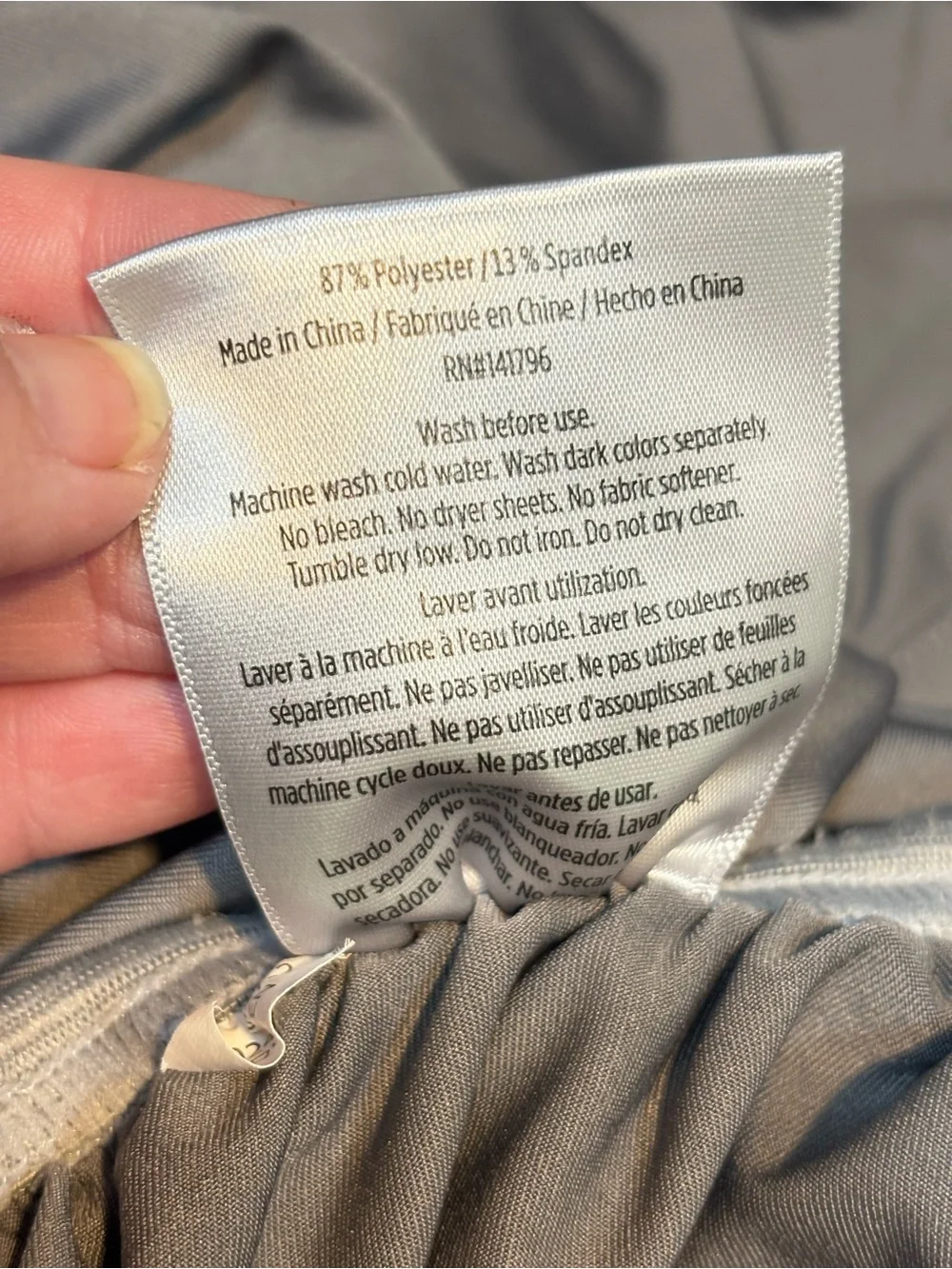 Sheex Queen Sheet Set grey Original Performance
